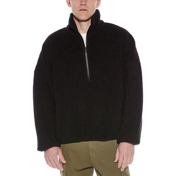 Fear Of God Athletics Mens1/2-Zip Pullover Black